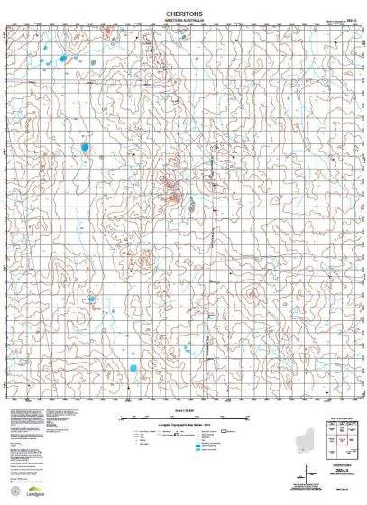 2834-3 Cheritons Topographic Map by Landgate (2015)