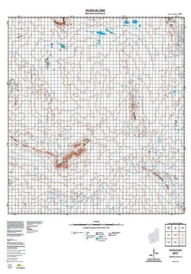 2837 Bungalbin Topographic Map by Landgate (2015)
