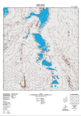 2838 Lake Giles Topographic Map by Landgate (2015)