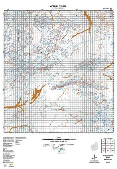 2848 Wonyulgunna Topographic Map by Landgate (2015)