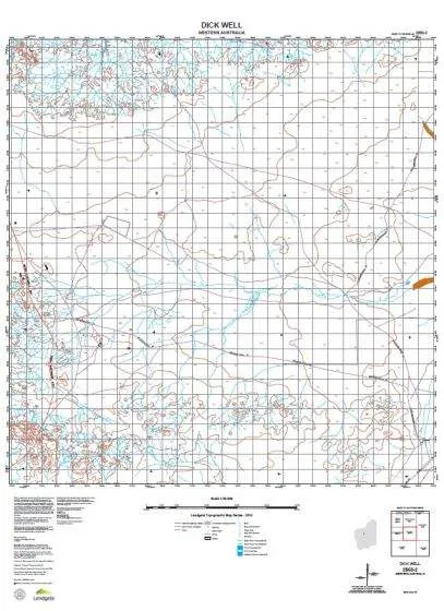 2850-2 Dick Well Topographic Map by Landgate (2015)