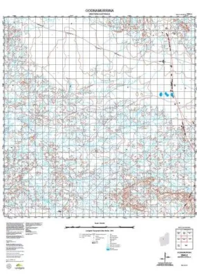 2850-3 Oodnamurrina Topographic Map by Landgate (2015)
