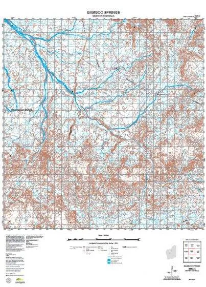 2853-4 Bamboo Springs Topographic Map by Landgate (2015)
