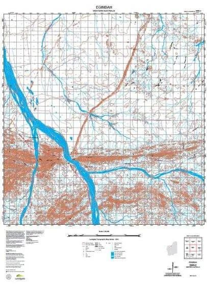 2856-2 Eginbah Topographic Map by Landgate (2015)