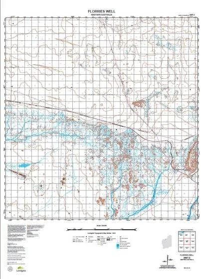 2857-2 Florries Well Topographic Map by Landgate (2015)