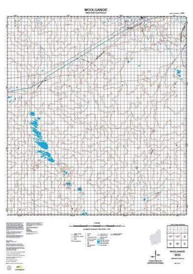 3035 Woolgangie Topographic Map by Landgate (2015)