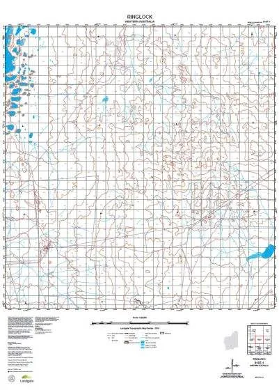 3137-1 Ringlock Topographic Map by Landgate (2015)
