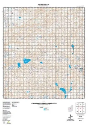 3149 Baumgarten Topographic Map by Landgate (2015)