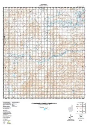 3150 Savory Topographic Map by Landgate (2015)
