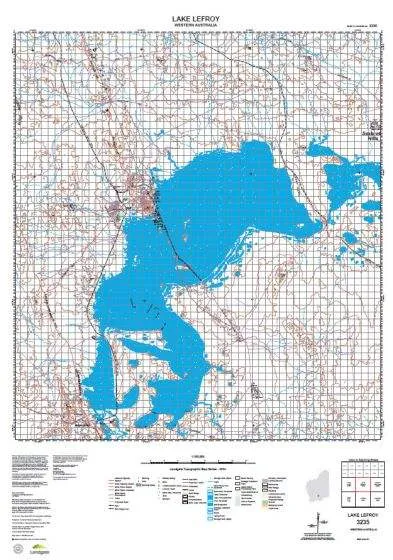 3235 Lake Lefroy Topographic Map by Landgate (2015)