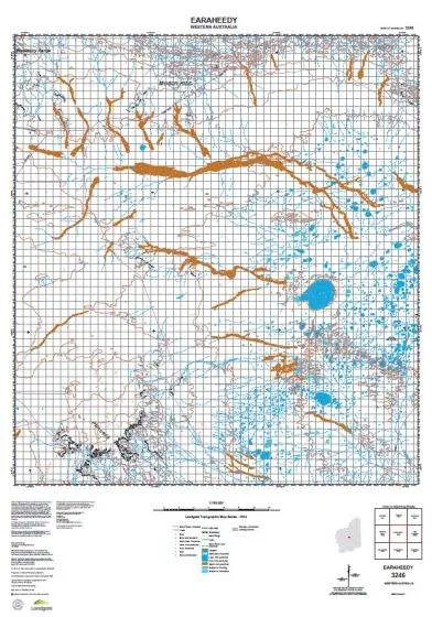 3246 Earaheedy Topographic Map by Landgate (2015)