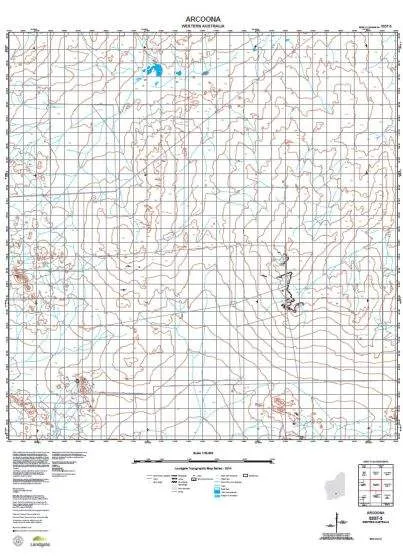 3337-3 Arcoona Topographic Map by Landgate (2015)