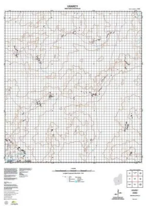 3343 Urarey Topographic Map by Landgate (2015)
