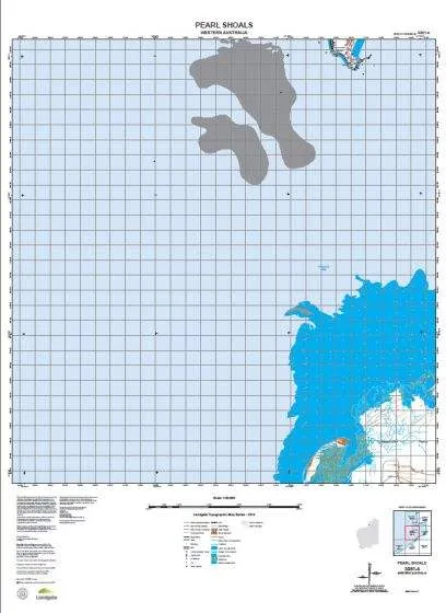 3361-4 Pearl Shoals Topographic Map by Landgate (2015)