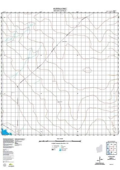 3362-1 Kurrajong Topographic Map by Landgate (2015)