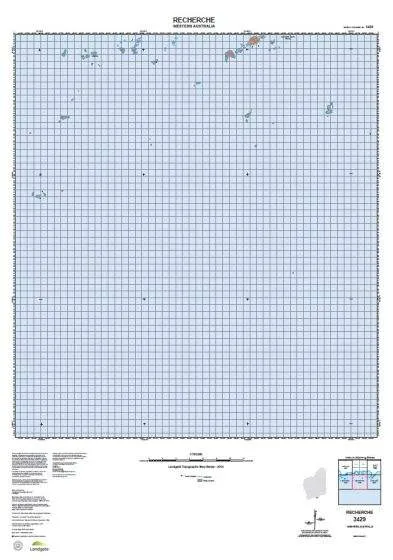 3429 Recherche Topographic Map by Landgate (2015)