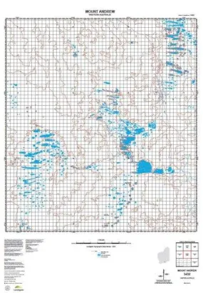 3432 Mount Andrew Topographic Map by Landgate (2015)