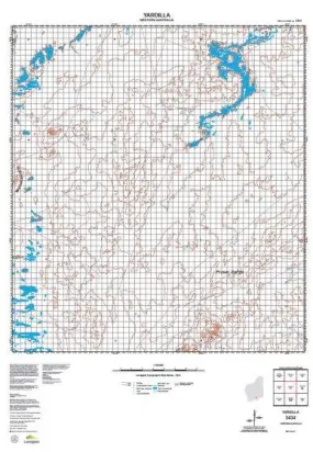 3434 Yardilla Topographic Map by Landgate (2015)