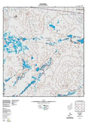 3435 Erayinia Topographic Map by Landgate (2015)