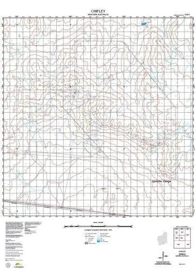 3436-2 Chifley Topographic Map by Landgate (2015)