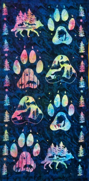 422117585 / Wolf Panel-Navy 23x44