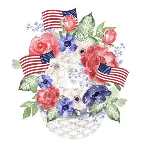 4th of July Scene 1 Fabric Panel
