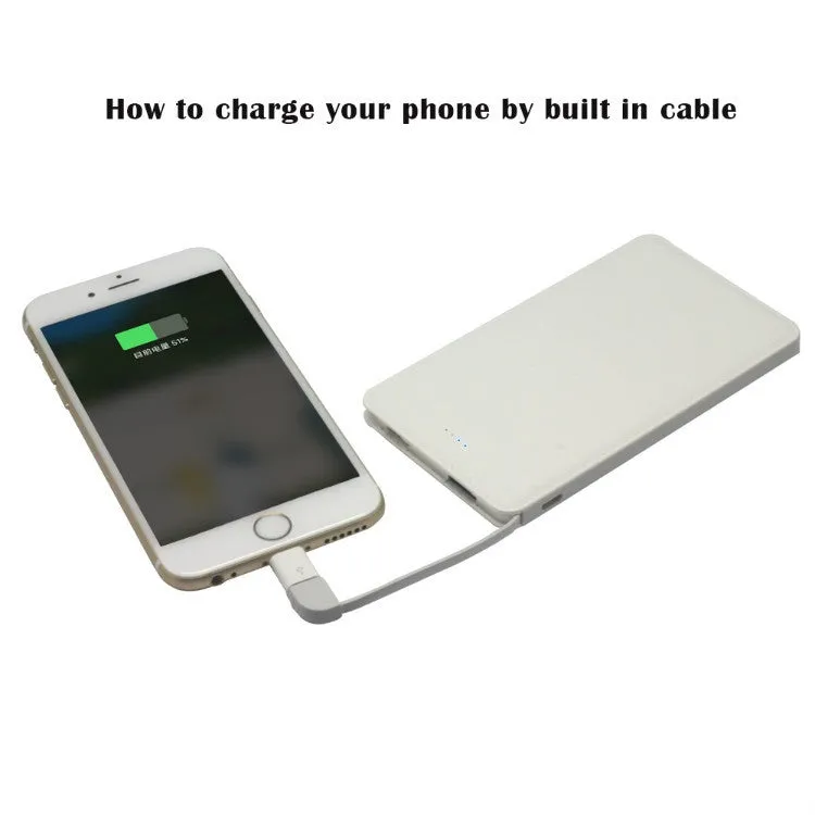 5000mAh Powerbank with cable
