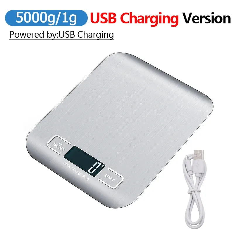 5kg/10kg Rechargeable Kitchen Scale