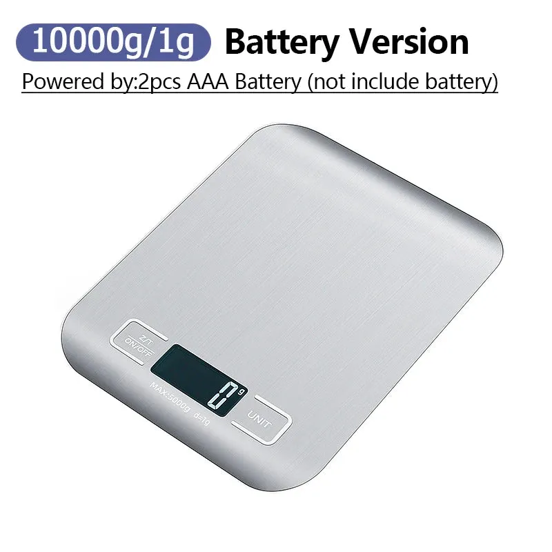 5kg/10kg Rechargeable Kitchen Scale