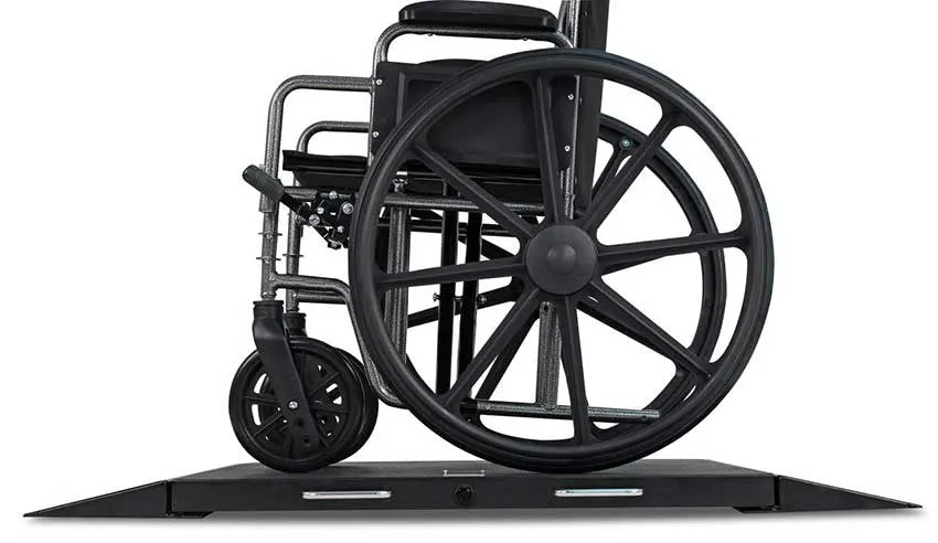 6400 Detecto Portable Wheelchair Scale - 1000 lb Capacity