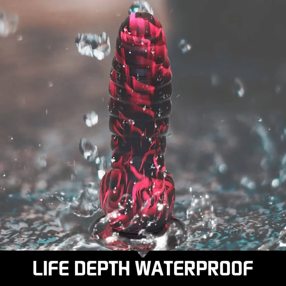 7 Inch Dinosaur Scales Fantasy Silicone Dildo with Suction Cup