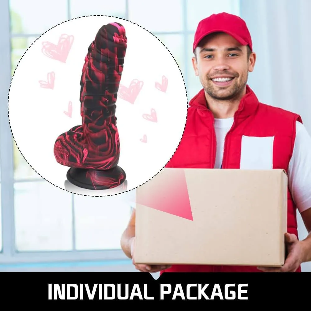 7 Inch Dinosaur Scales Fantasy Silicone Dildo with Suction Cup