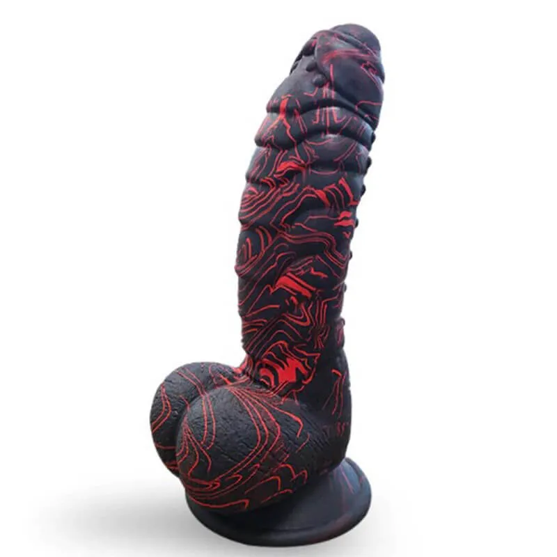 7 Inch Dinosaur Scales Fantasy Silicone Dildo with Suction Cup