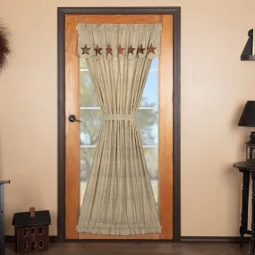 Abilene Star Door Panel with Attached Valance 72x42