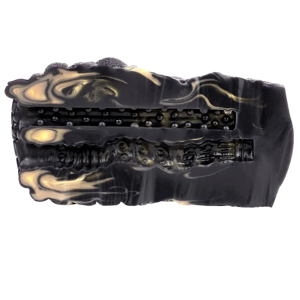 Abyssal Serpent Vibrating Animal Masturbator - Dual Hole Stroker