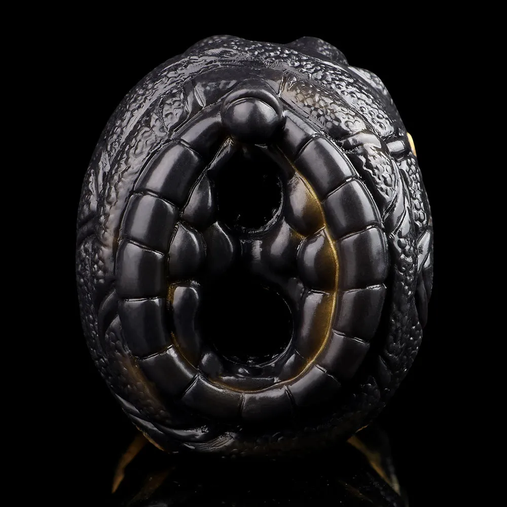 Abyssal Serpent Vibrating Animal Masturbator - Dual Hole Stroker
