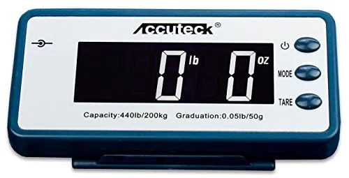 Accuteck 440lb Heavy Duty Digital Metal Industry Shipping Postal scale (ACB440),Assorted Colors