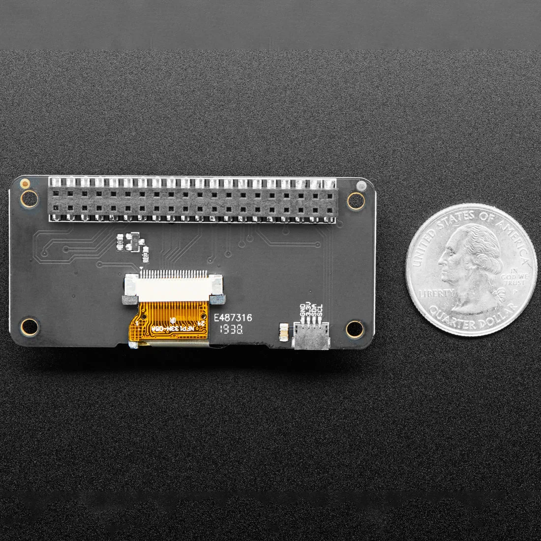 Adafruit 1.3" Color TFT Bonnet for Raspberry Pi - 240x240 TFT   Joystick Add-on