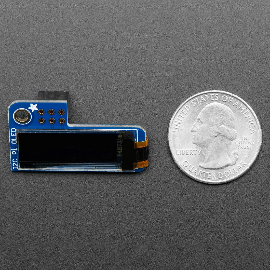 Adafruit PiOLED - 128x32 Monochrome OLED Add-on for Raspberry Pi