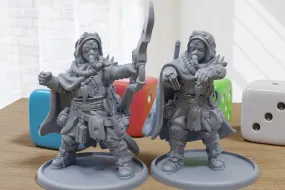 Adjo Erroish Beast Trainer - 3D Printed Proxy Minifigures for Sci-fi Miniature Tabletop Games like Stargrave and Five Parsecs from Home