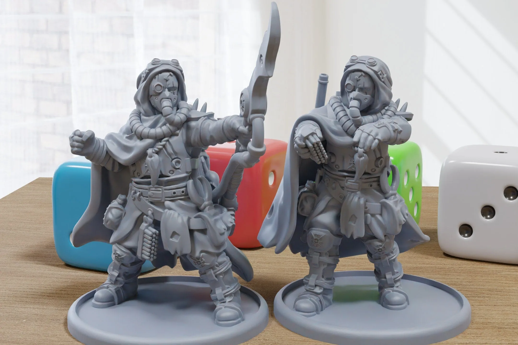 Adjo Erroish Beast Trainer - 3D Printed Proxy Minifigures for Sci-fi Miniature Tabletop Games like Stargrave and Five Parsecs from Home