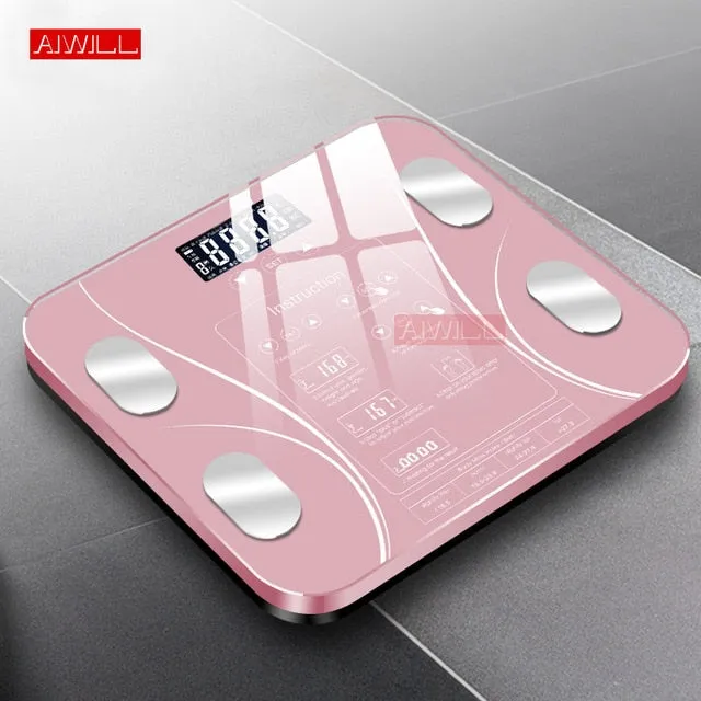 AIWILL Bathroom Scales LED Screen Body Grease Electronic Weight Scale Body Composition Analysis Health Scale Smart Home