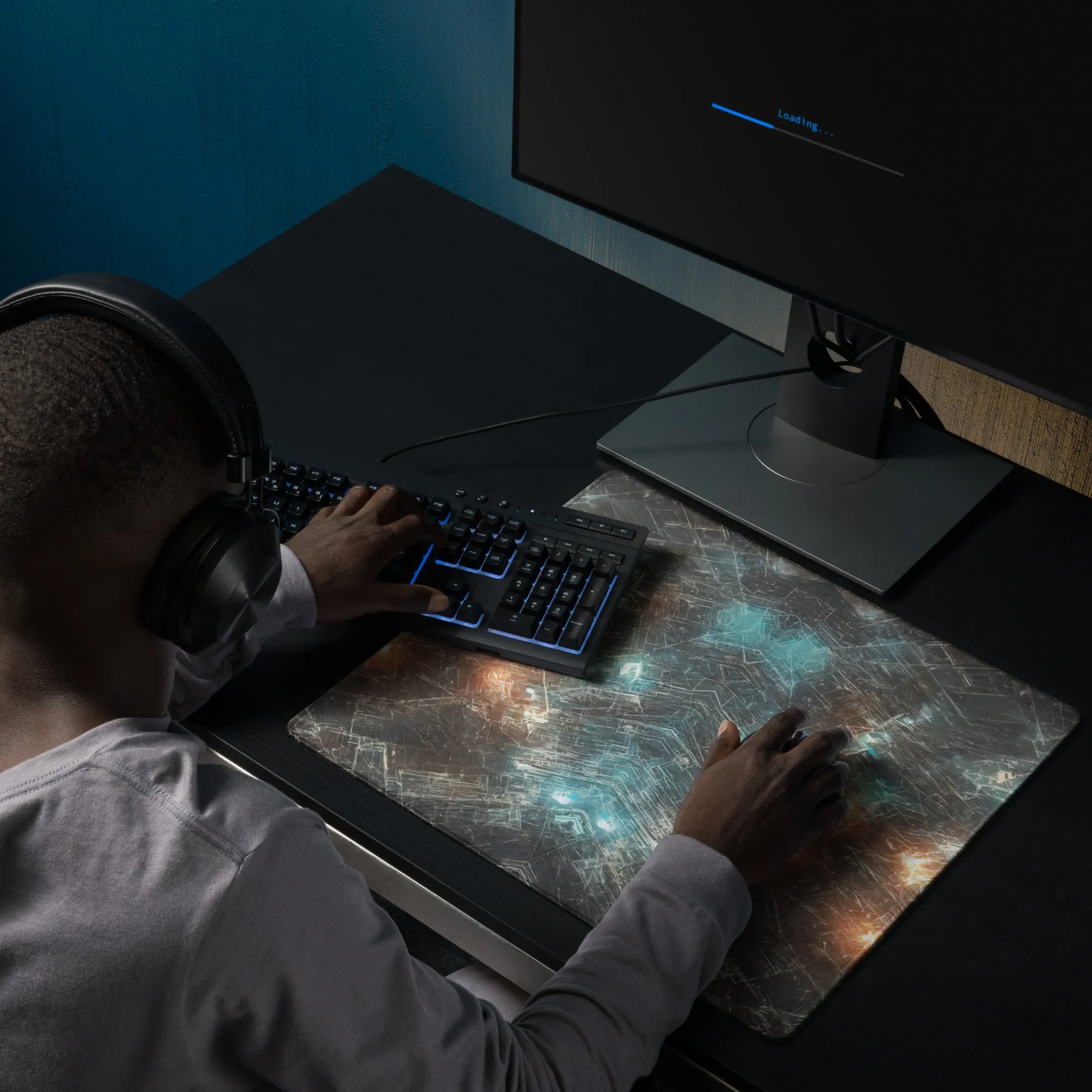 Alien Lights : Gaming mouse pad