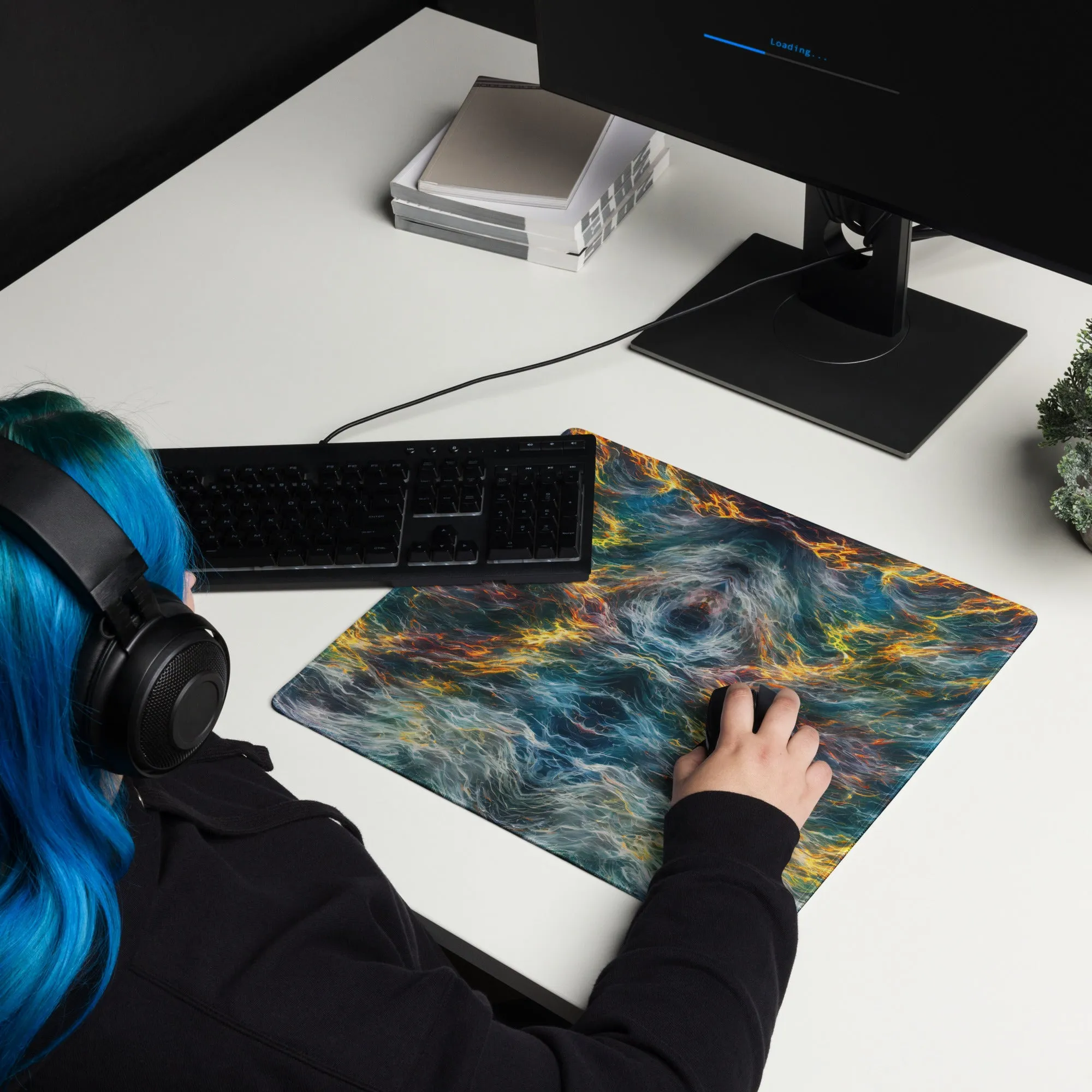 Alien Lights : Gaming mouse pad