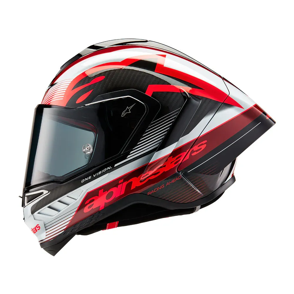 ALPINESTARS SUPERTECH R10 HELMET - TEAM CARBON RED WHITE