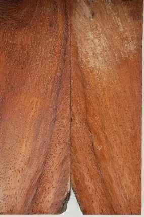 Amboyna Burl (2 pc) Knife Scaless 3/16" x 1" x 3" - (22)