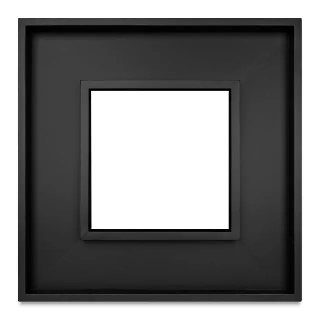Ampersand Duoframe - 7/8", Black, 8" x 8"