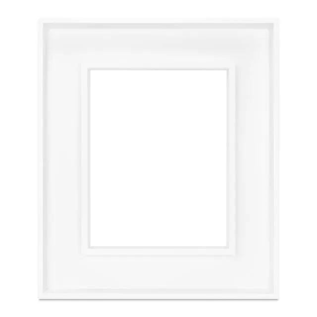 Ampersand Duoframe - 7/8", White, 11" x 14"
