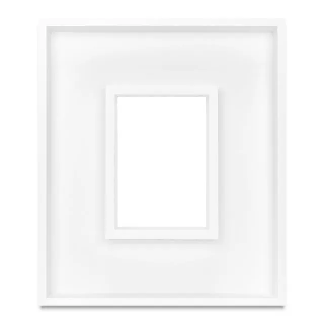 Ampersand Duoframe - 7/8", White, 5" x 7"