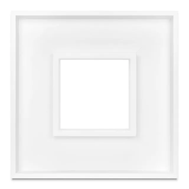 Ampersand Duoframe - 7/8", White, 6" x 6"